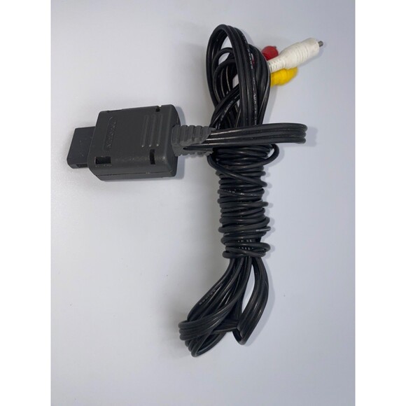 Nintendo Wii Wii U Genuine Replacement AV Cable OEM RCA Composite RVL-009 - Picture 1 of 3